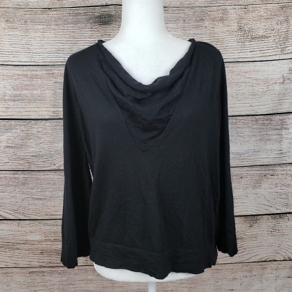 Missoni | Authentic Black Long Sleeve Cowl Neck S